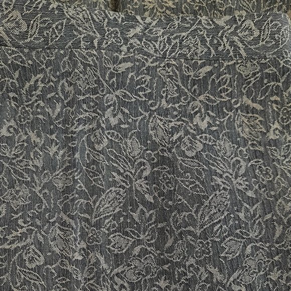 Vtg 90s bronze micro crinkle floral skirt set — JM Collection Jennifer Moore - Picture 14 of 16